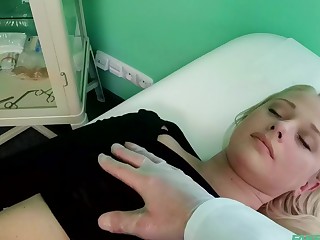 Bamby in Doctors cock heals sexy squirting blondes injury - FakeHospital